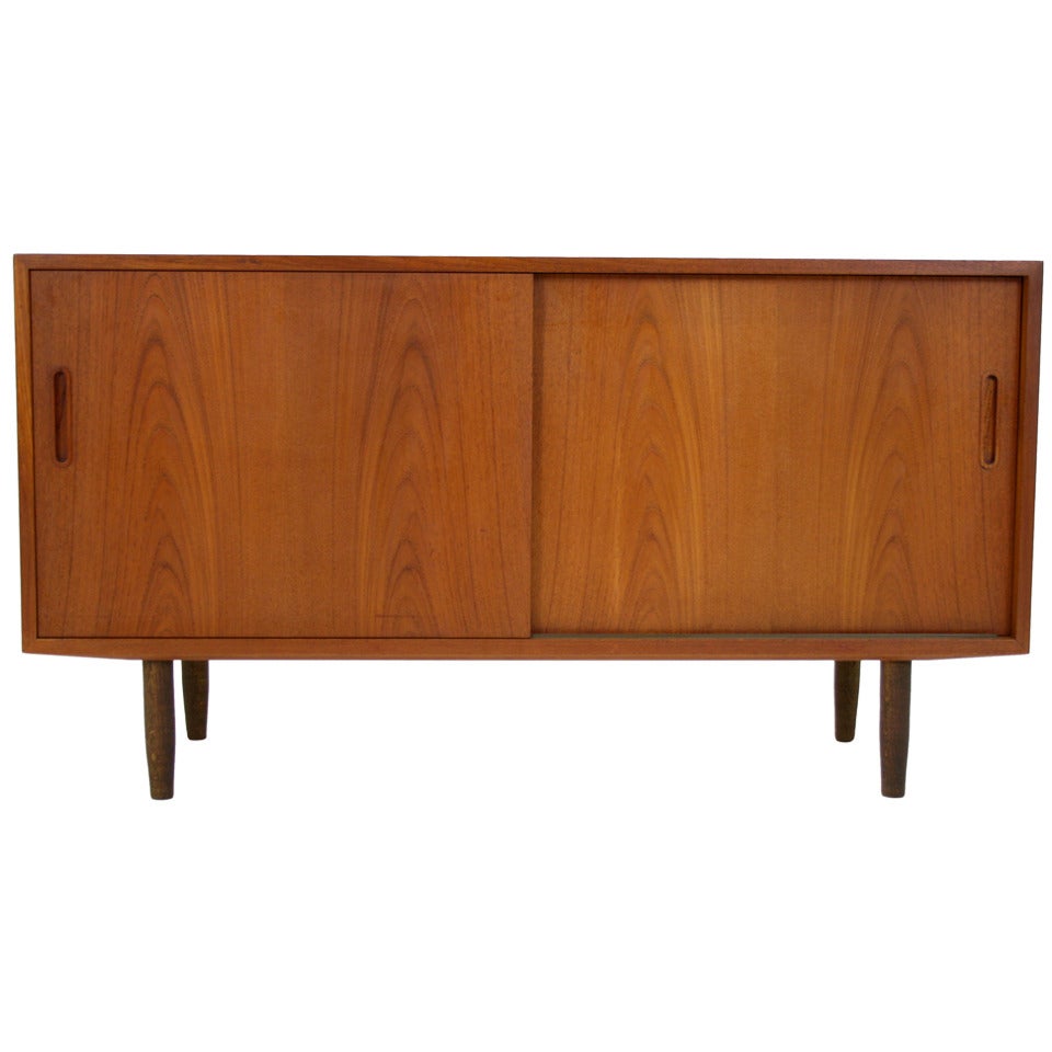 Teak Sideboard Credenza by Poul Hundevad