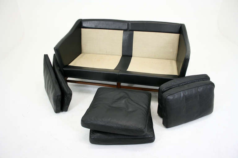 Danish Leather Sofa 5