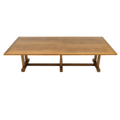Oak Arts and Crafts Dining Table