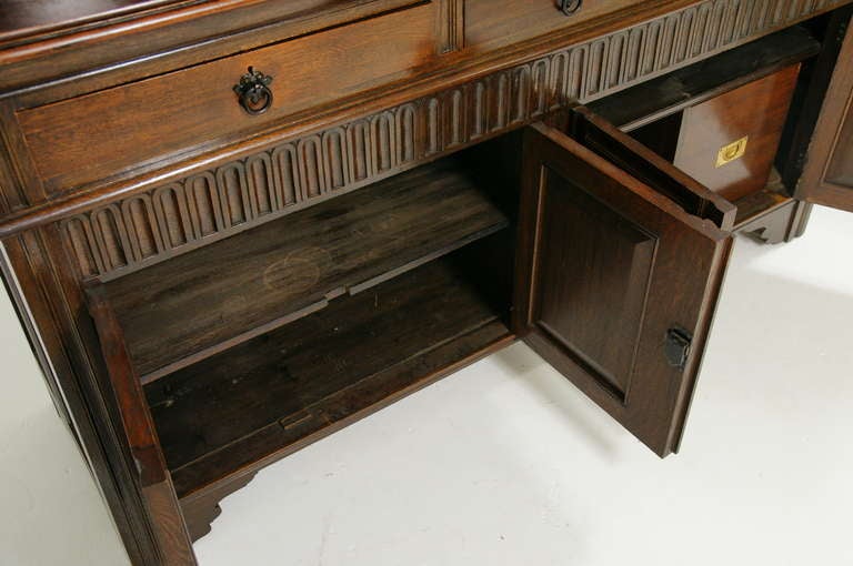 Very Large Early 20th Century Oak Welsh Dresser, Buffet, Hutch 5