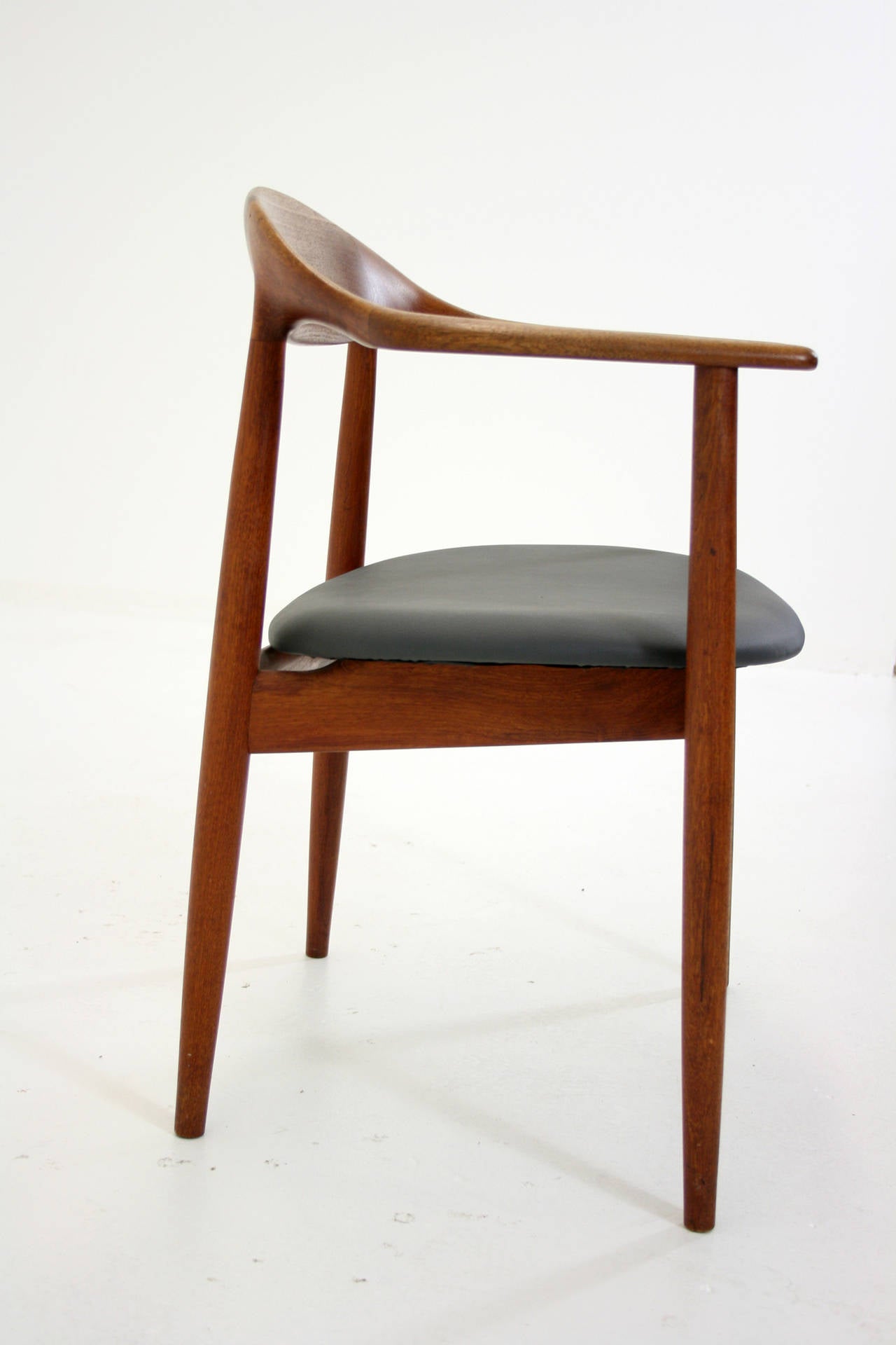Scandinavian Modern Danish Mid Century Modern Teak Arm Chair by Kurt Ostervig for Brande