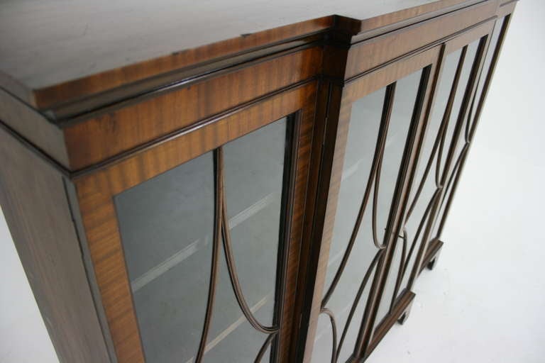 Early 20th Century Mahogany Breakfront Bookcase, China, Display Cabinet 3