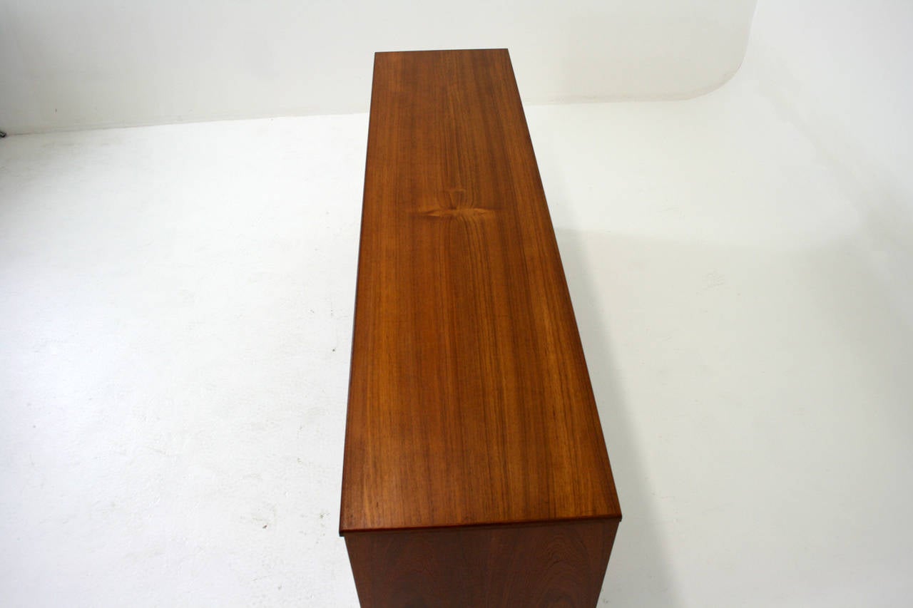 Teak Danish Modern Sideboard Cabinet Credenza Console Mid Century 3
