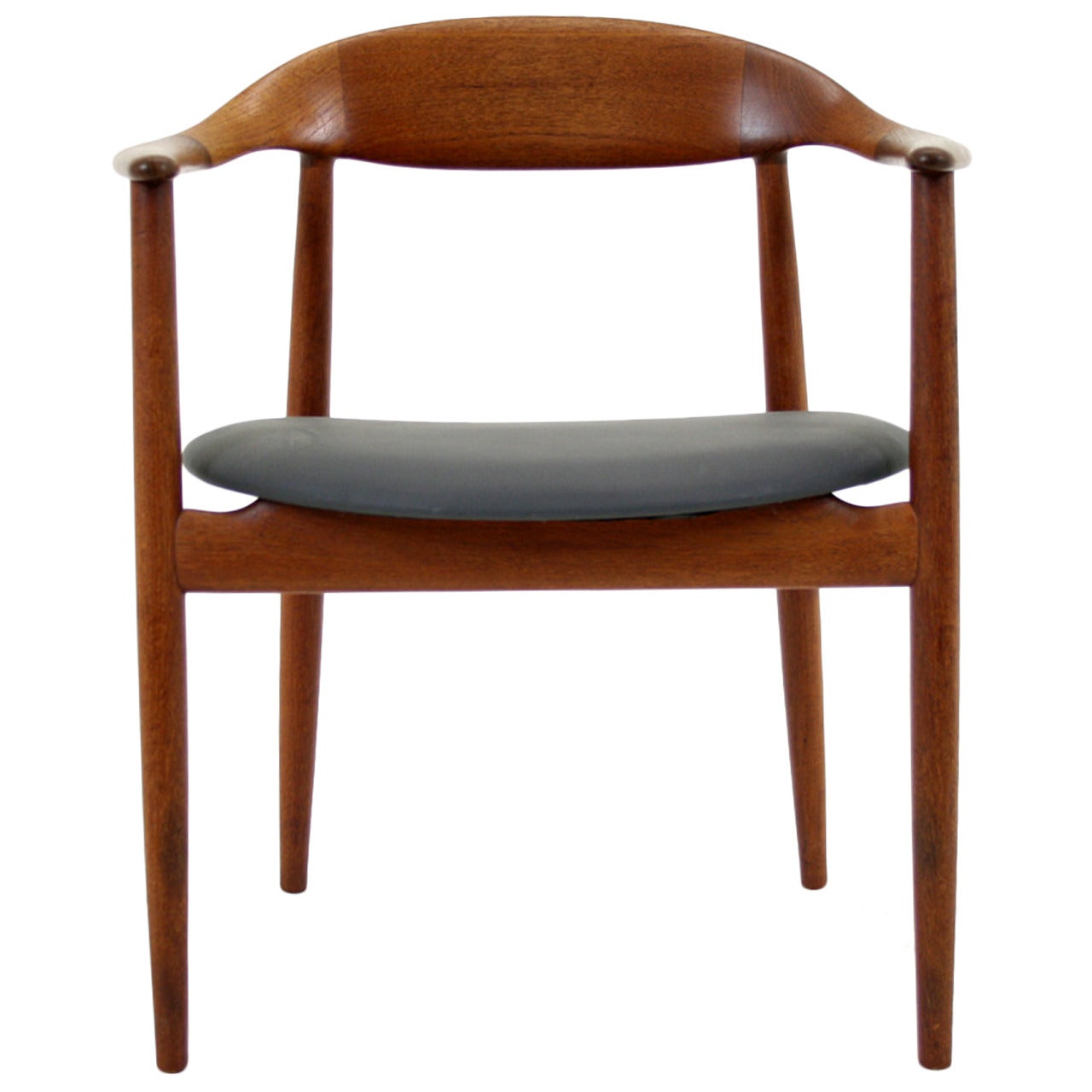 Danish Mid Century Modern Teak Arm Chair by Kurt Ostervig for Brande