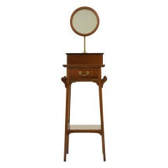 19th Century Mahogany Telescopic Shaving Stand