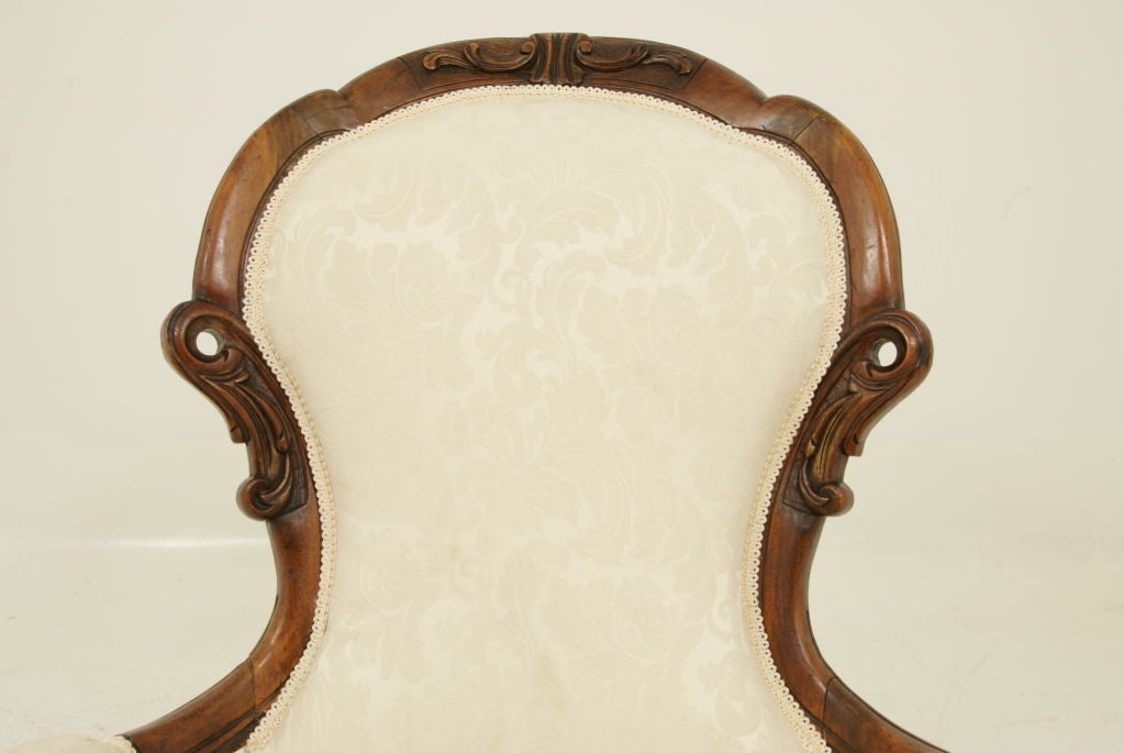 Scottish Victorian Gentlemen's Open Arm Chair