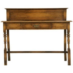 Solid Oak Hall/Sofa Table With Drawer