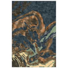 silk rug - GUSTAVIA HARBOR ABSTRACT