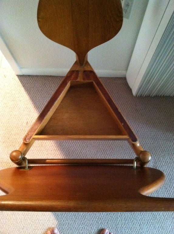 Danois Rare chaise Valet de Hans Wegner