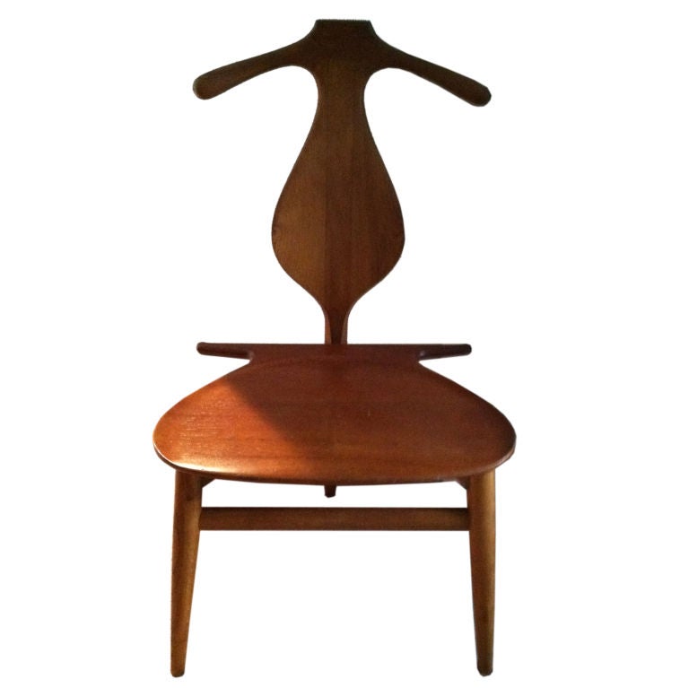 Rare chaise Valet de Hans Wegner