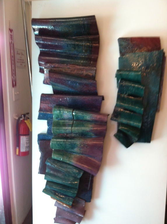 Large Pottery Wall Sculpture by Margie Hughto