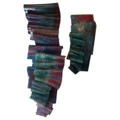 Large Pottery Wall Sculpture by Margie Hughto