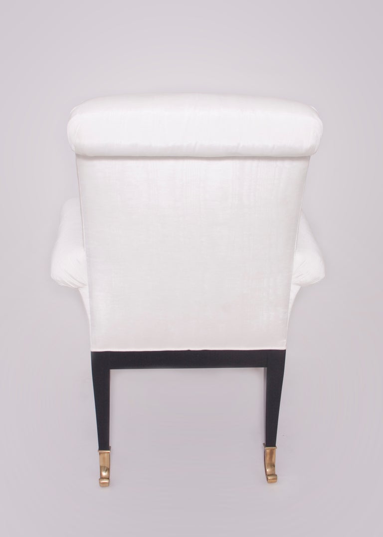 Set Of 6 Mastercraft Upholstered Dining Chairs In Excellent Condition In Houston, TX