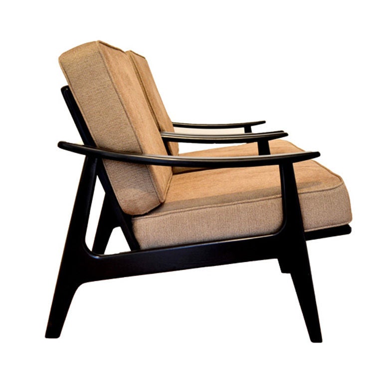 Pair of  Danish Teak Lounge Chairs