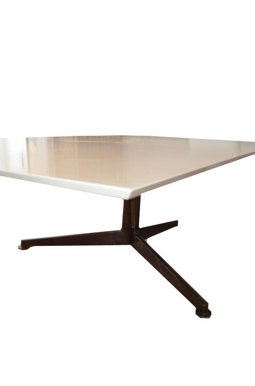 Florence Knoll Inspired Dining Conference Table For Sale 2