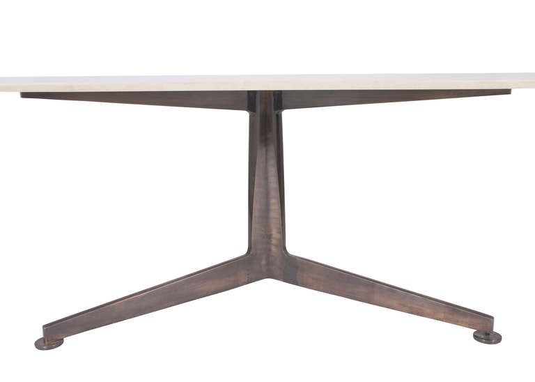 Florence Knoll Inspired Dining Conference Table For Sale 4