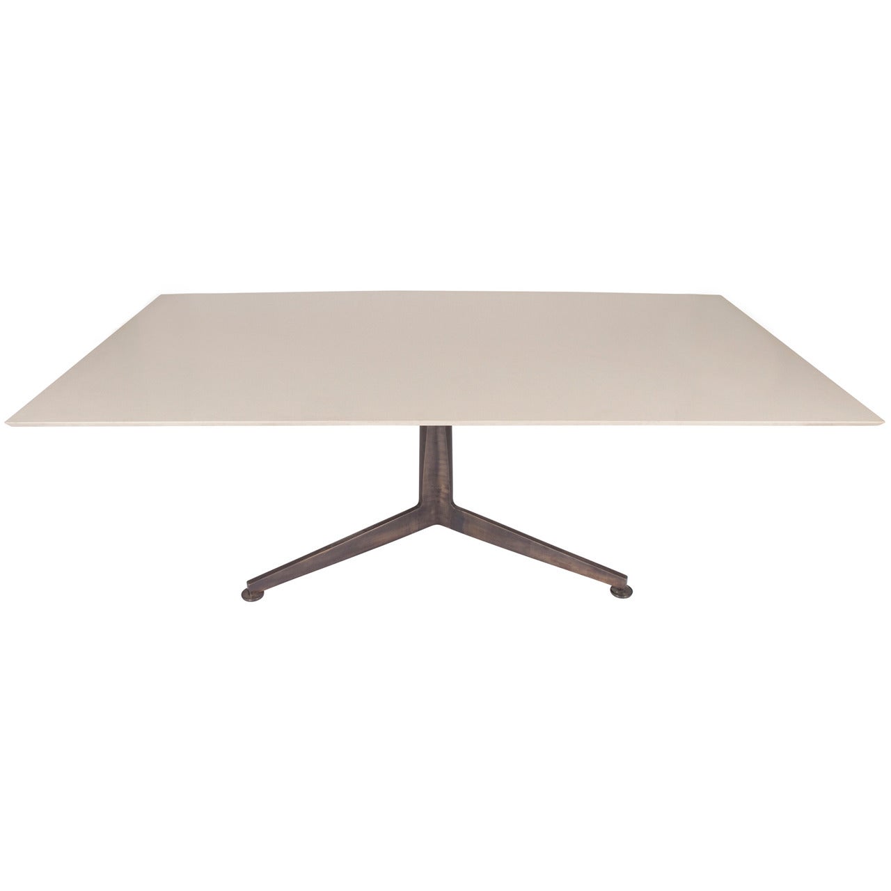 Florence Knoll Inspired Dining Conference Table For Sale