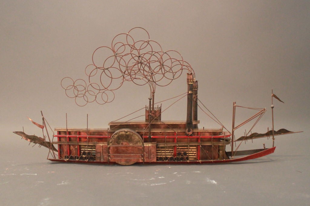 Brass Sculpture Signed  C Jere