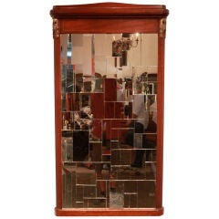 Antique Louis Phillipe Mosaic Mirror
