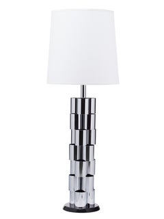 Curtis Jere Sculptural Chromed Steel Column Lamp