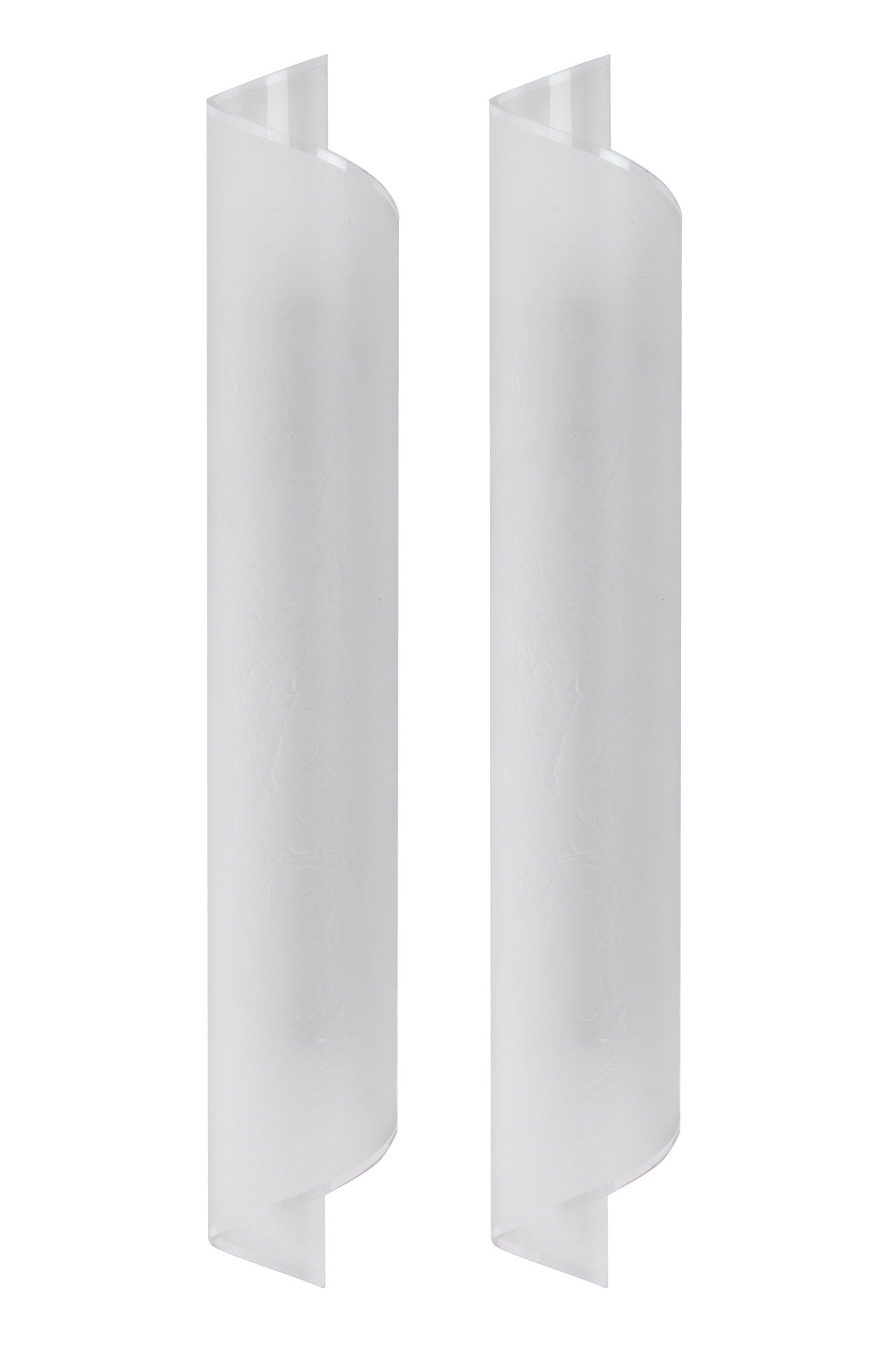 Karl Springer Frosted Glass Wall Sconces