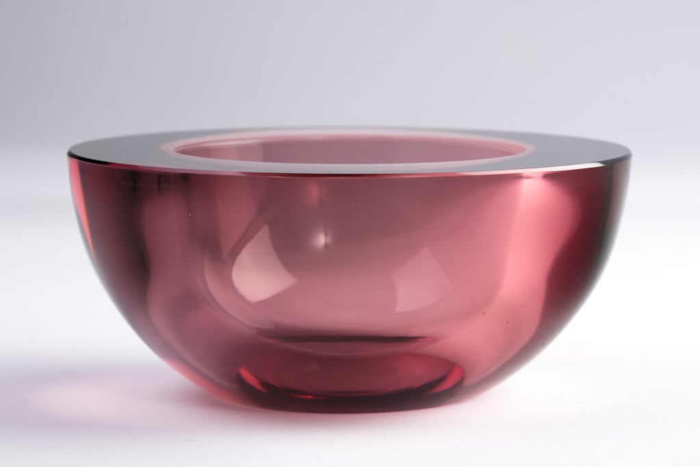 20th Century Carlo Nason Italian Art Glass Bowl