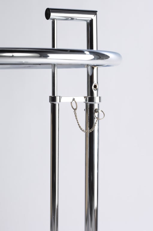 Eileen Gray E-1027 Chrome and Glass Table 1