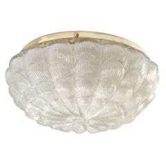 Glass Flower Ceiling Fixture