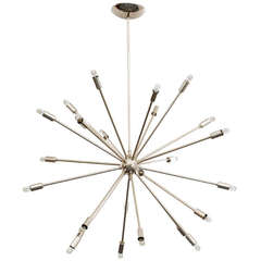 1970
s Italian 25 Arm Sputnik Chandelier