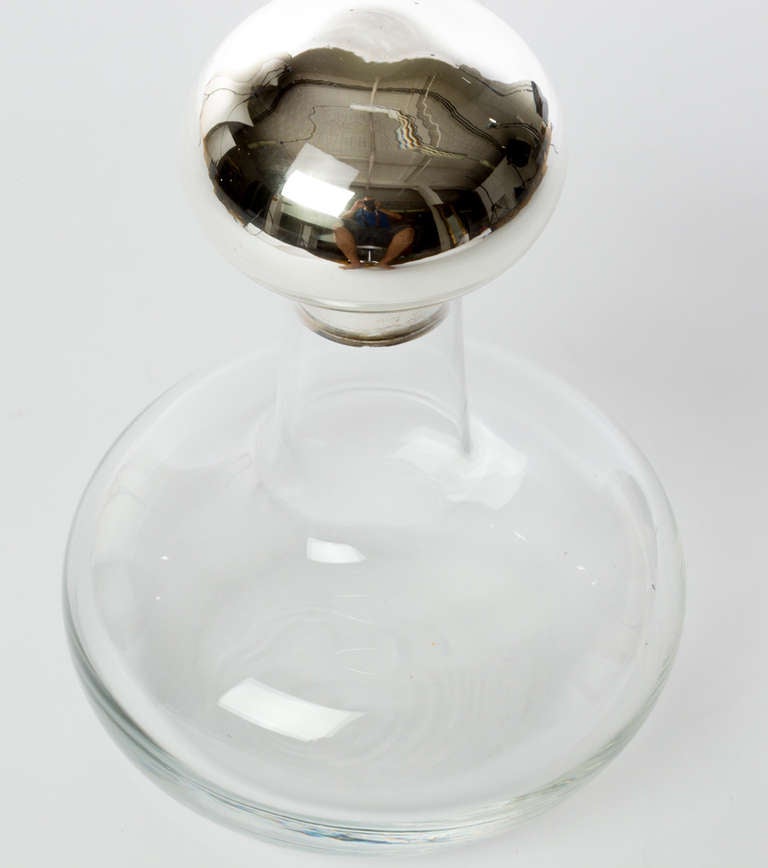 Mid-Century Modern 1970s Georg Jensen Glass Decanter