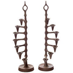 Jens Quistgaard  Danish Iron Candlesticks