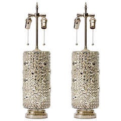 Used Mercury Glass Optical Cylinder Lamps