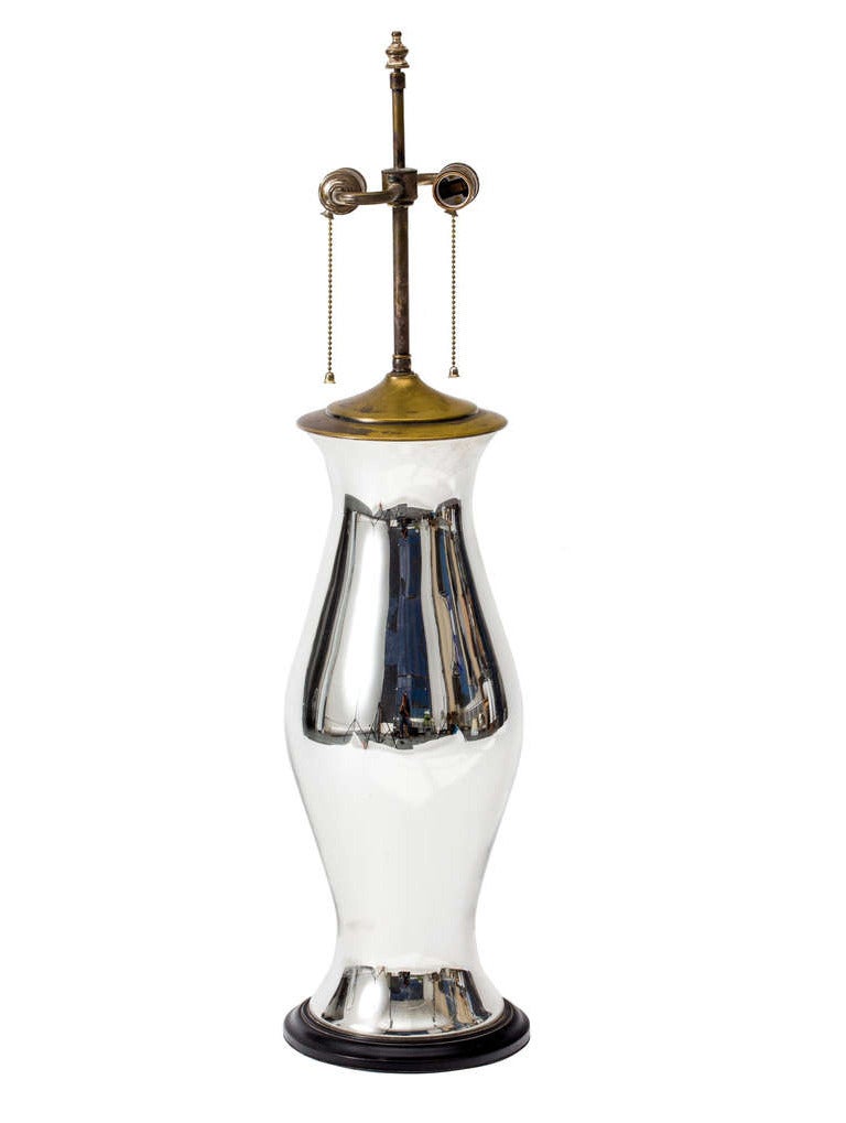 Mercury Glass Balustrade Lamp