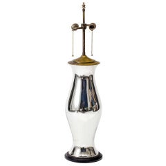 Mercury Glass Balustrade Lamp