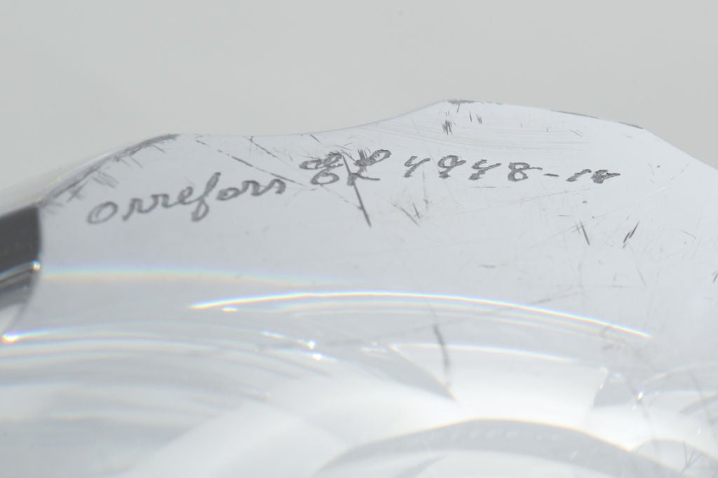 Swedish Orrefors Crystal Bowl