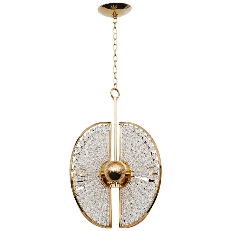 Lobmeyr "Brilliant" Austrian Cut Crystal Chandelier