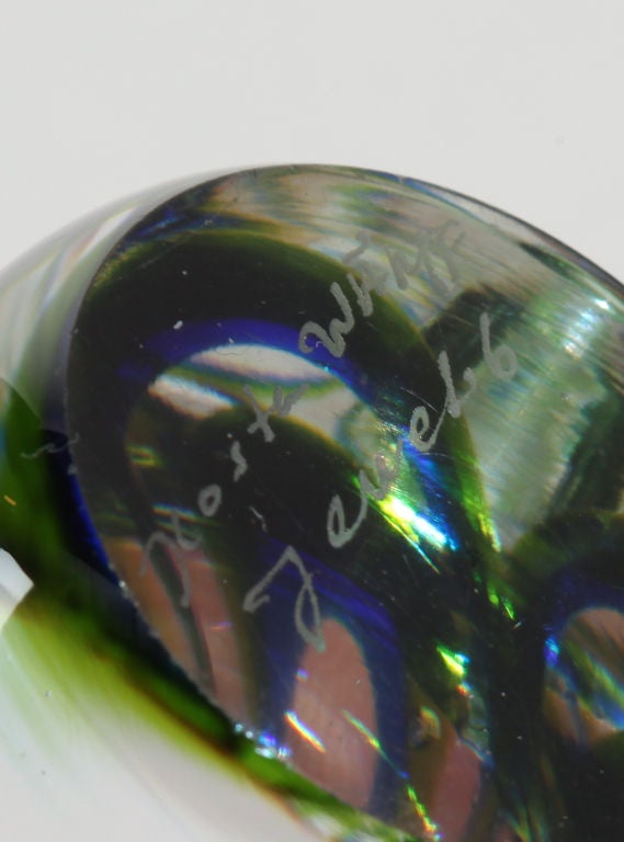 Blown Glass 1960s Kosta Boda Paperweight Collection