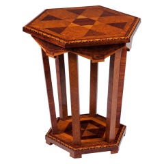 Continental Art Deco occasional table