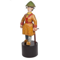 Used Continental painted Asian figure