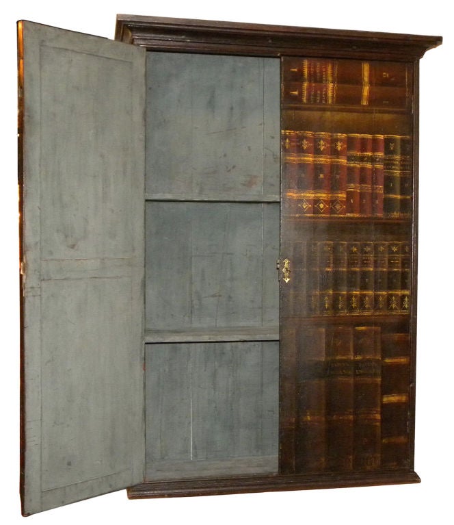 English Regency Hanging Cabinet