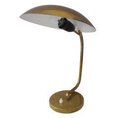 Made in Finland Brass Table Lamp with Integral Shade/Itsu