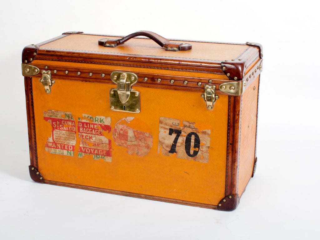 Louis Vuitton Train Case in Orange Vuittonite