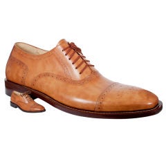 Vintage Oversized Men's Brogue Shoe