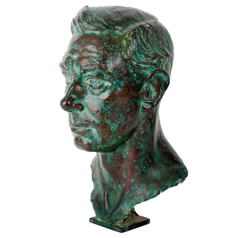 Bronze Bust of George VI For Sale