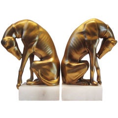 Bookends - Art Deco Greyhounds