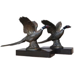 Bookends - Pheasants