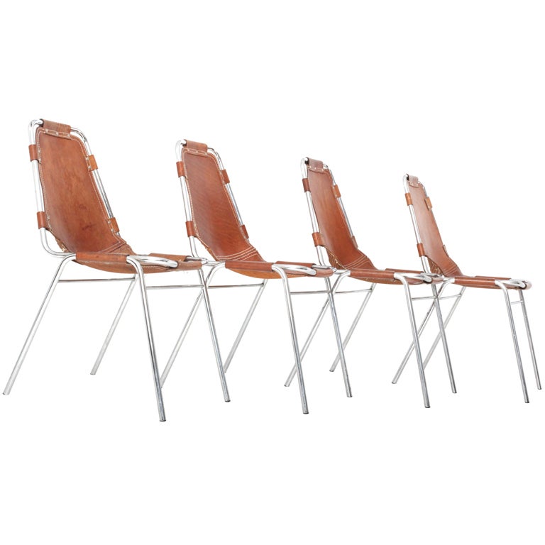 Charlotte Perriand " les Arc" chairs For Sale