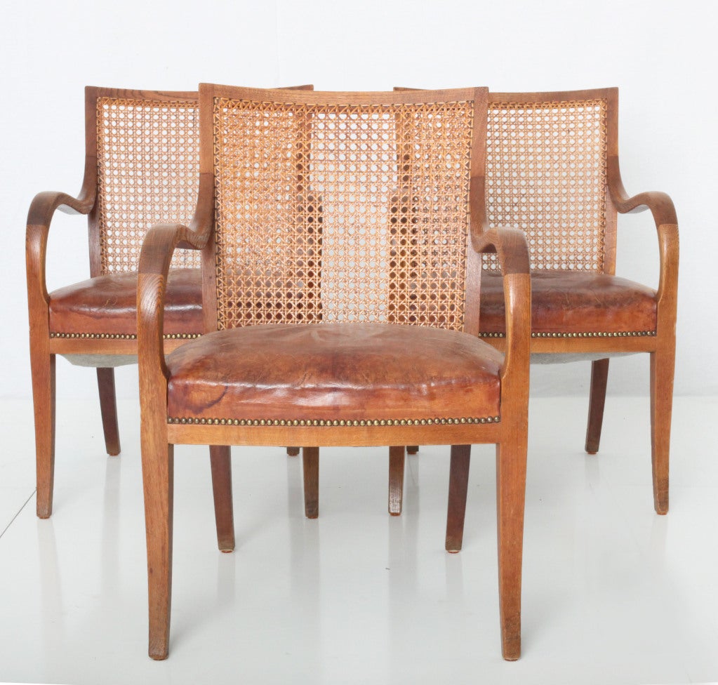 Frits Henningsen armchairs In Excellent Condition In Los Angeles, CA