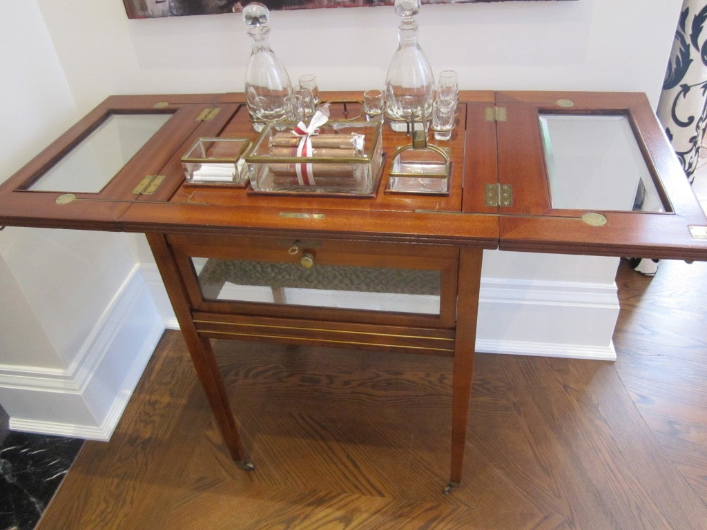 French Liquor Cabinet / Bar / Side table For Sale