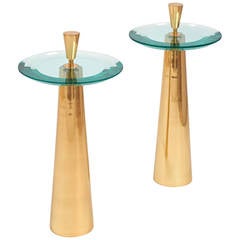 Beautiful Pair of Side Tables by Roberto Rida